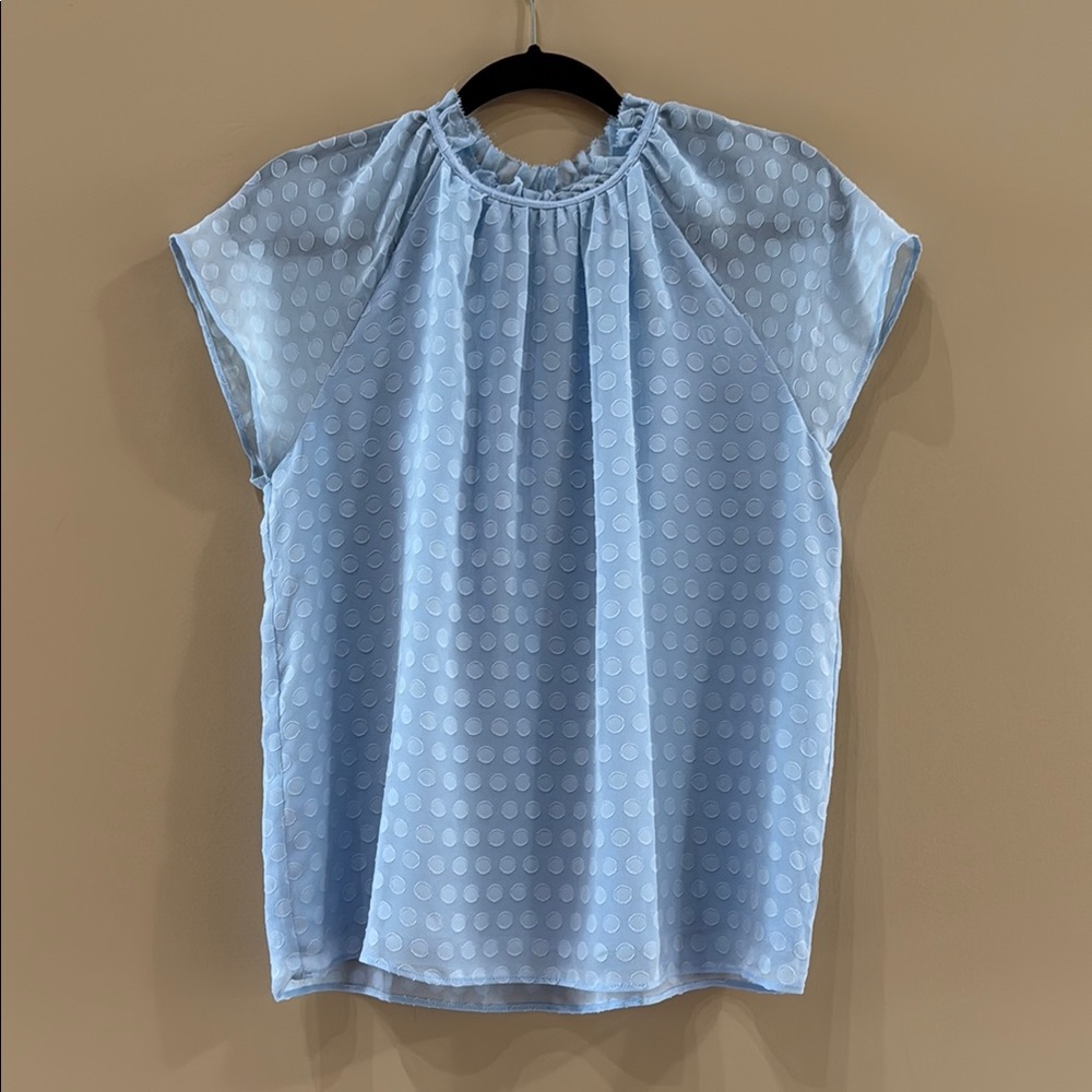 Ann Taylor Light Blue Women's Blouse